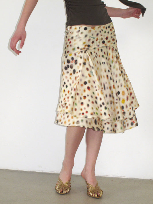 Watercolour Dot Skirt