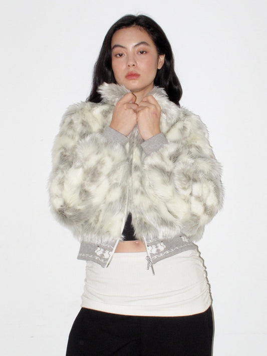 Squirrel Faux Fur Jacket