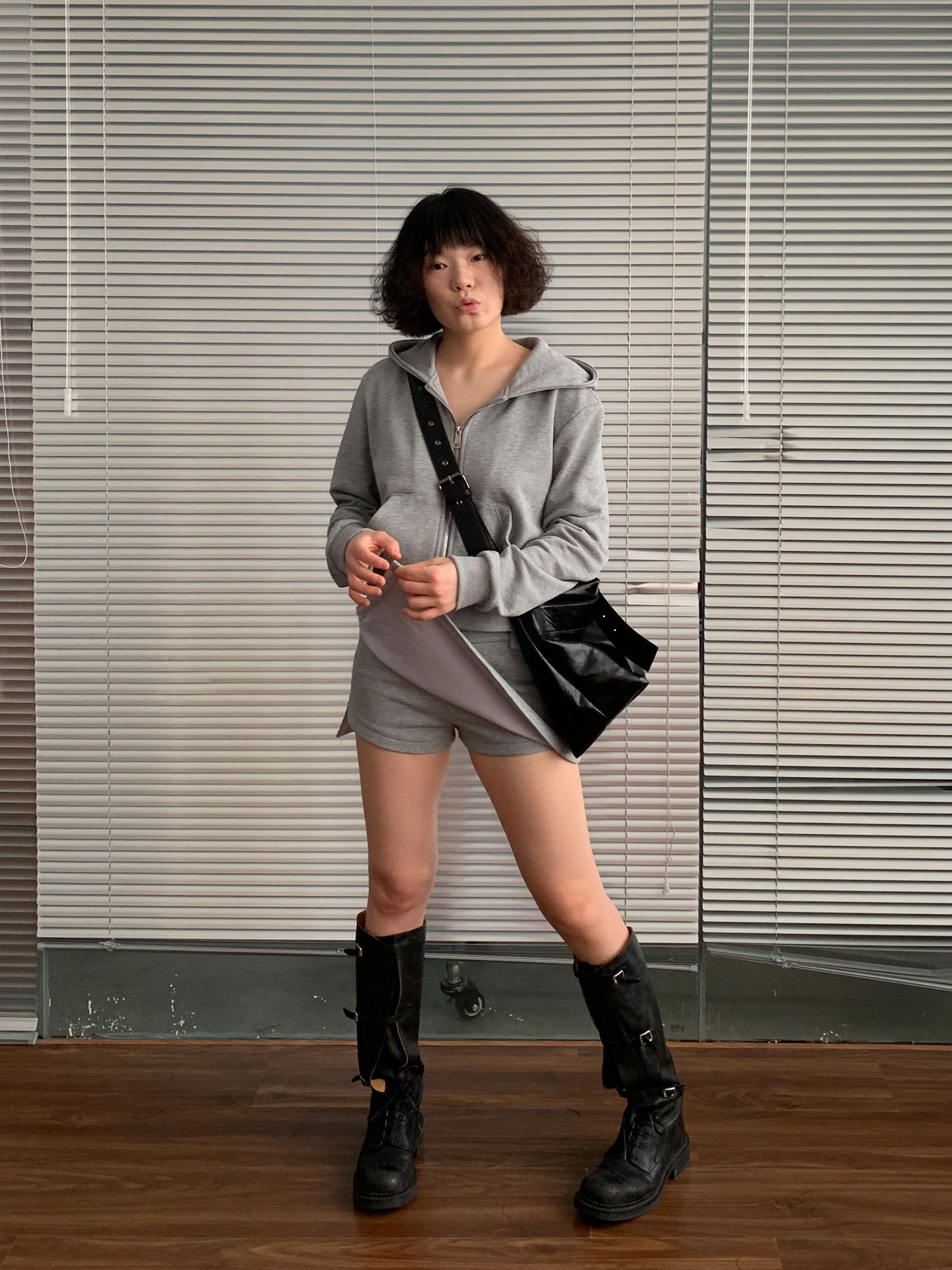 Sweatsuit Hoodie and Skirt