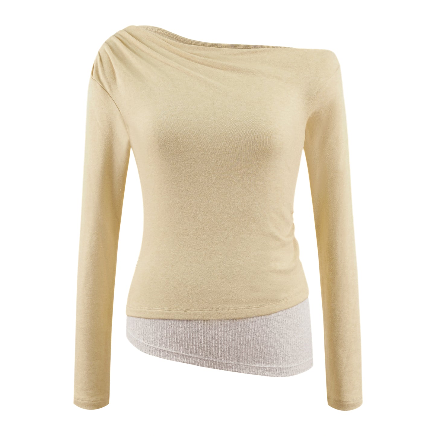 Asymmetrical Lace Hem Top